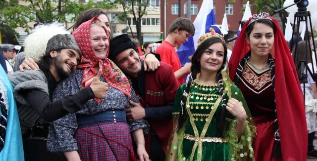 В москве прошел фестиваль "многонациональная россия" 1