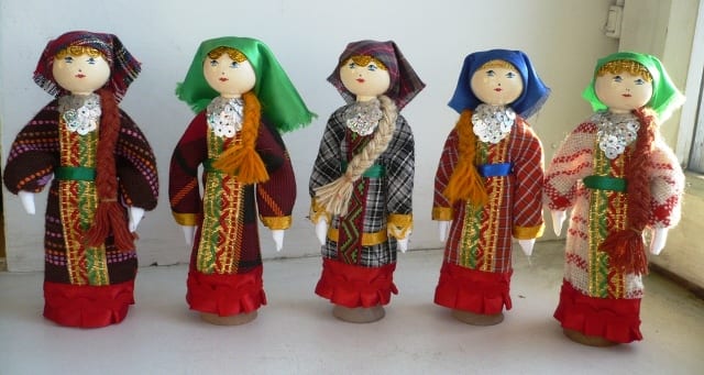 «куклы в национальных костюмах народов россии» 1