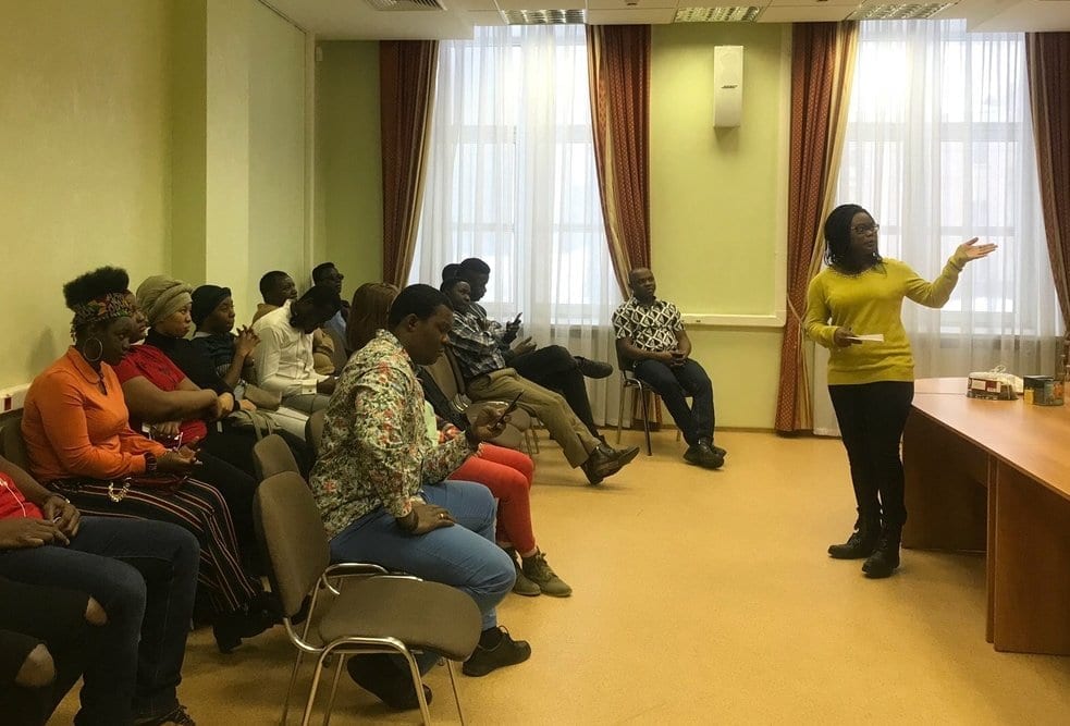 Африканские студенты провели встречу в доме дружбы народов 1