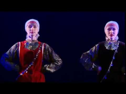 Скриншот видео выступления хореографической группы народного ансамбля песни и танца