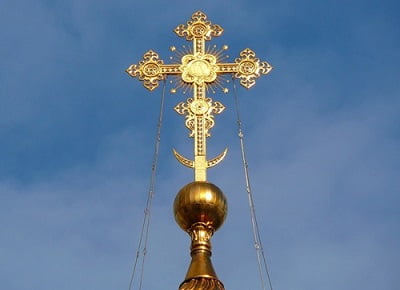 Фото креста на новообрядческом храме