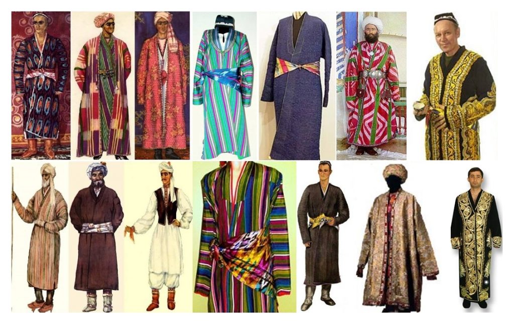 Виды мужских таджикских костюмов
