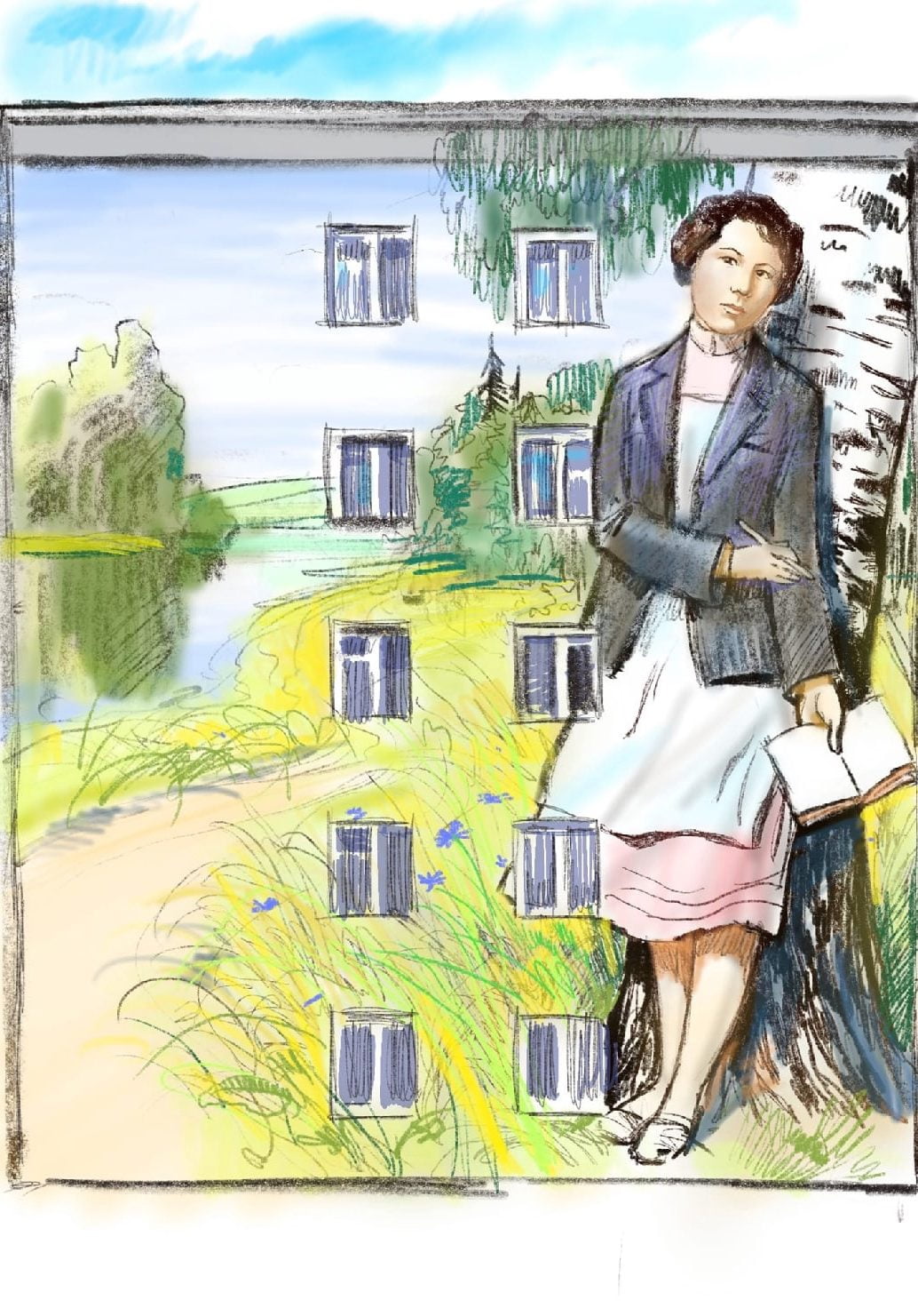 Портрет удмуртской поэтессы появится на фасаде дома в ижевске 39